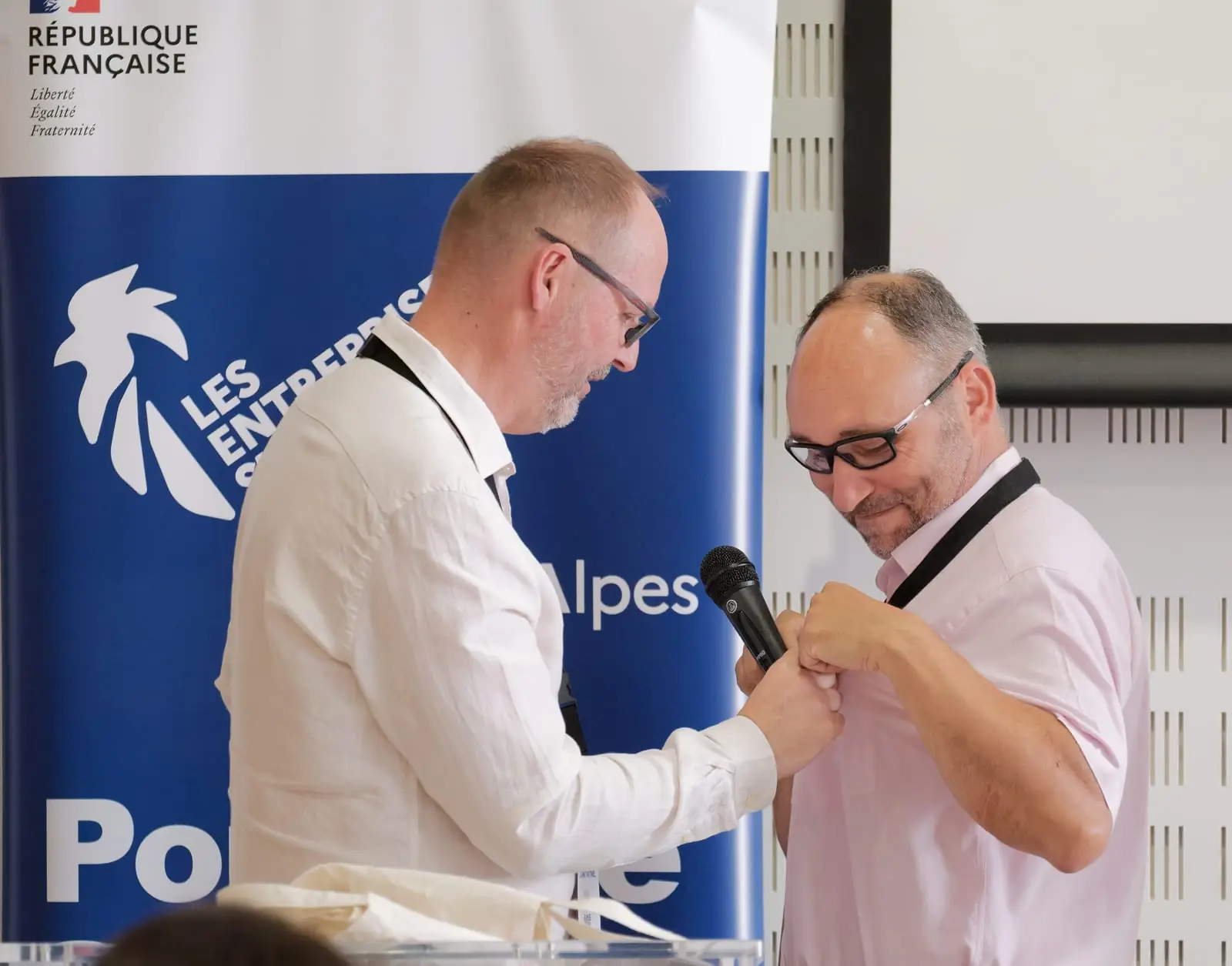 Remise de l’insigne du Club Les Entreprises s’engagent des Hautes-Alpes